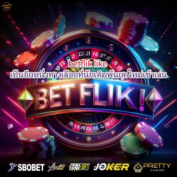 betflik like เป็นอีกหนึ่งทางเลือกที่นักเดิมพันยุคใหม่เข้าเล่น